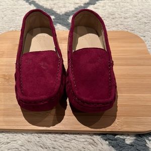 Janie and jack maroon loafers boys size 12